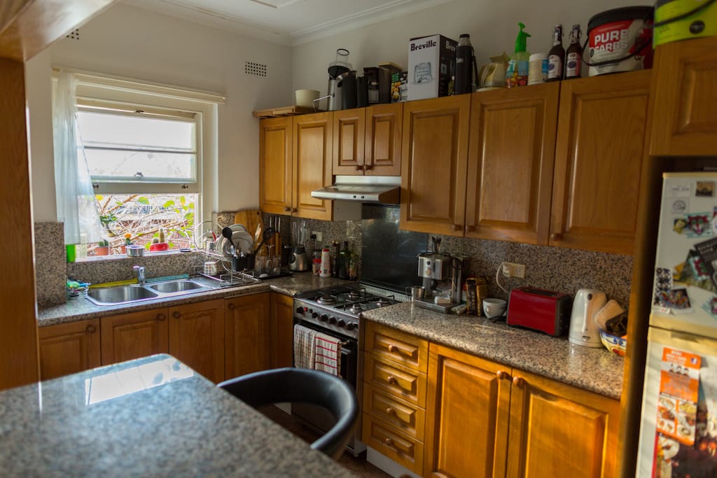 Spacious open kitchen