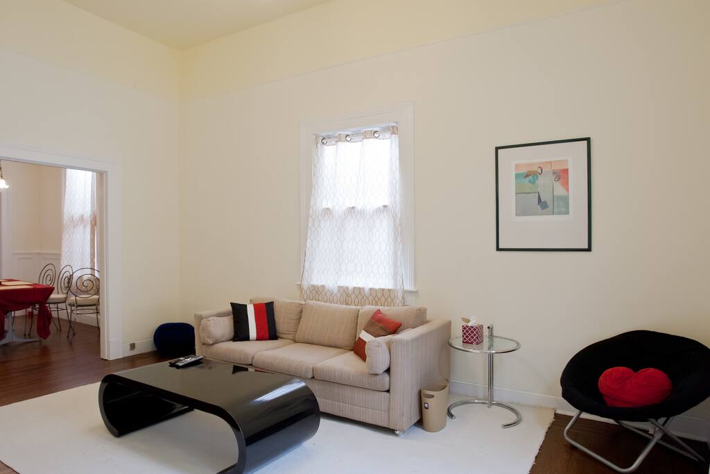 Living Room with Queen Sofabed