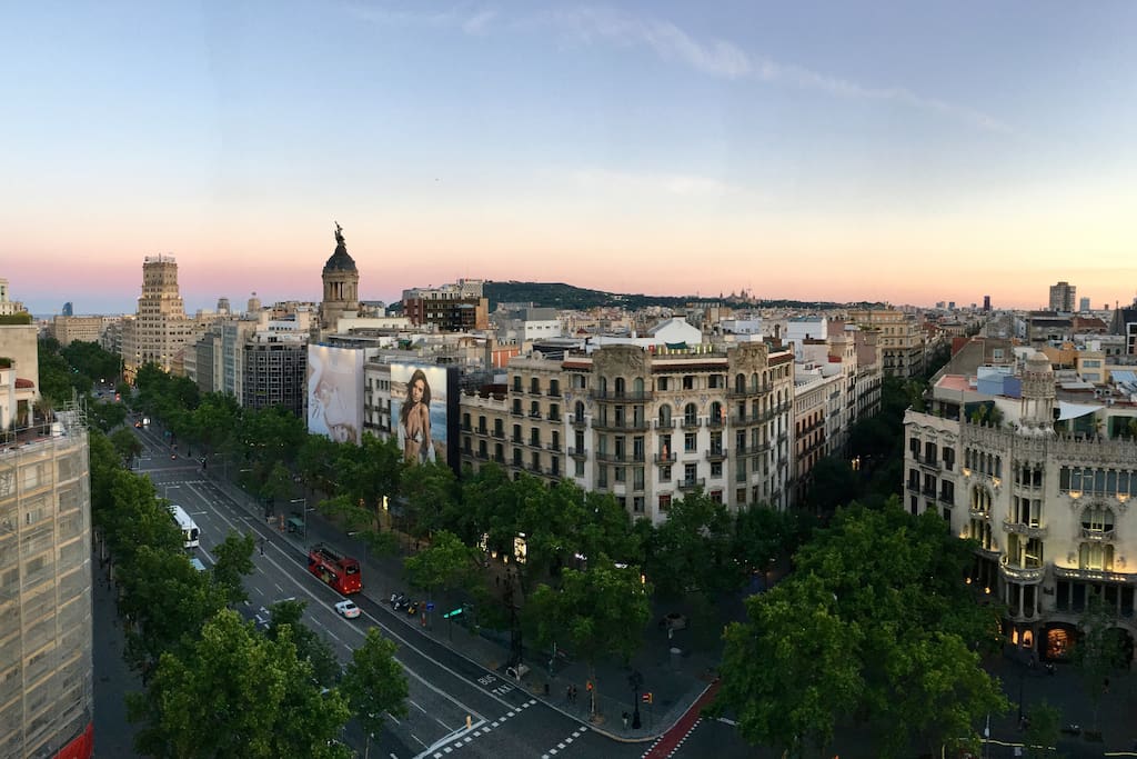 Barcelona sunset