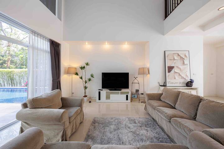 曼谷市中心500平五房独栋泳池别墅/入住3晚以上免费接机一次/旅行路线规划/特价优惠游玩门票 gallery image 5