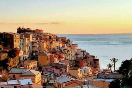 Cinque terre: vue sur la mer