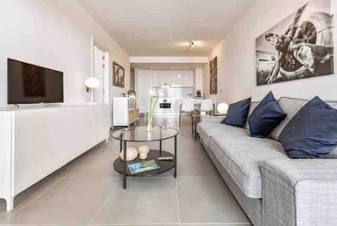 La Tejita beach new an cosy apartment sea view.