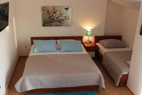 Apartm.PETRA for 2+1 with sea-view 