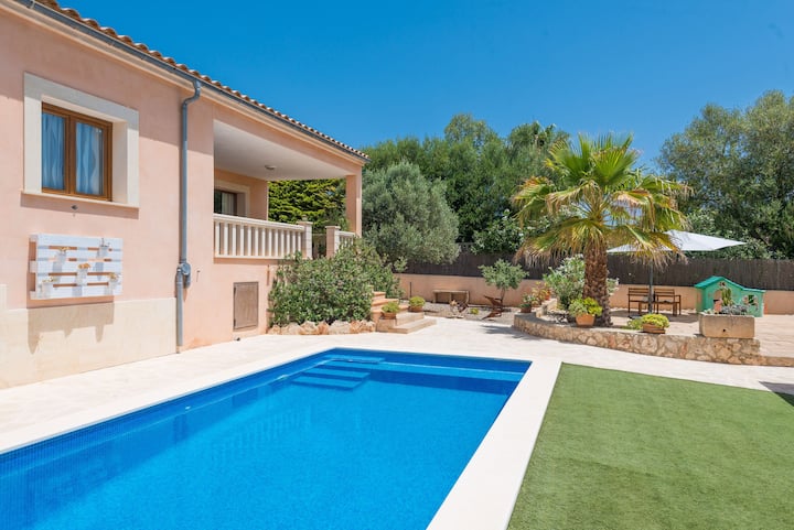 Casa De Pueblo Con Piscina Y Jardín Can Fiol Casas De Campo En Renta En Portocolom España