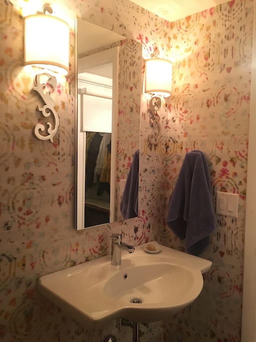 Powder Room near Bedroom on 1st Floor