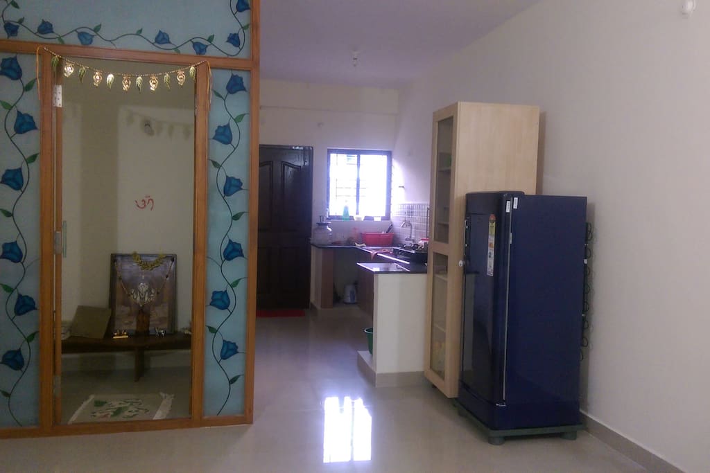 Pooja and kitchen