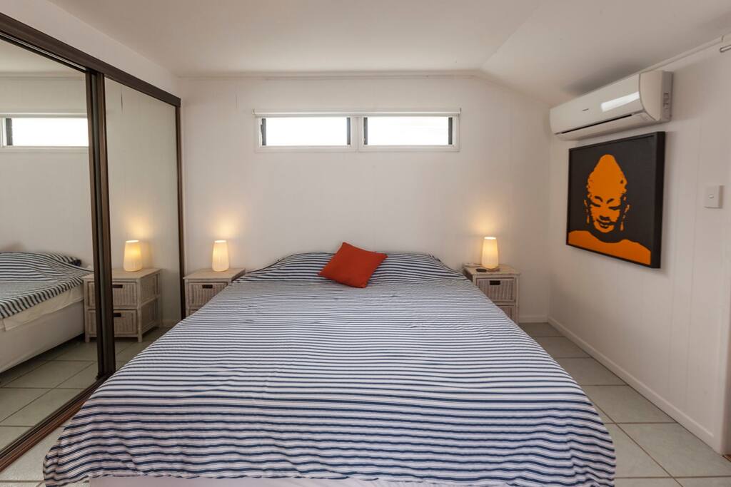 King Size bed - air conditioned room