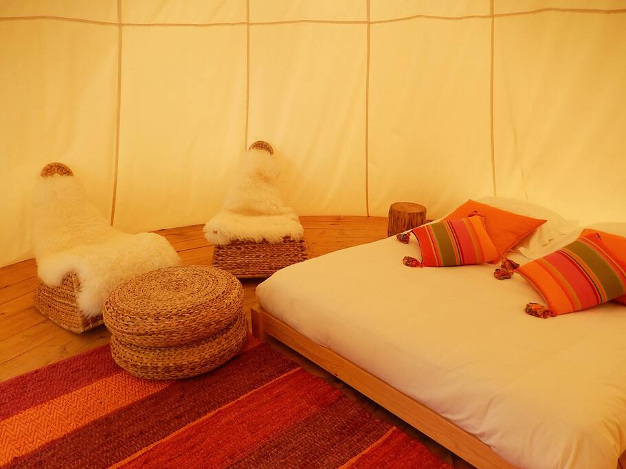 Escale des Châteaux de la Loire - tipi indien pour escapade romantique