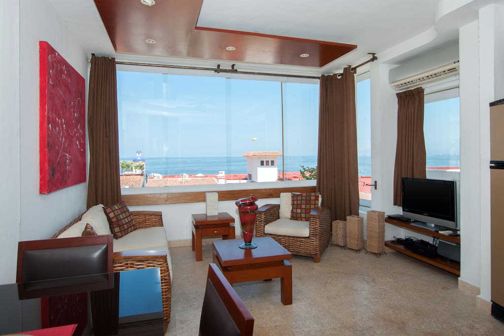 Looking Out to the ocean from the entry way