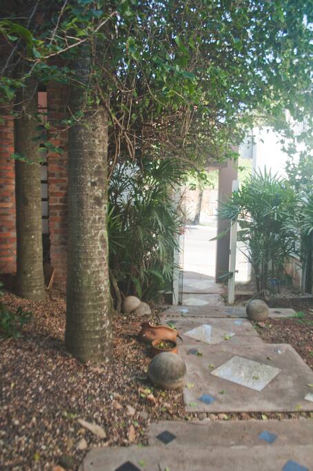 Jardim de boas vindas