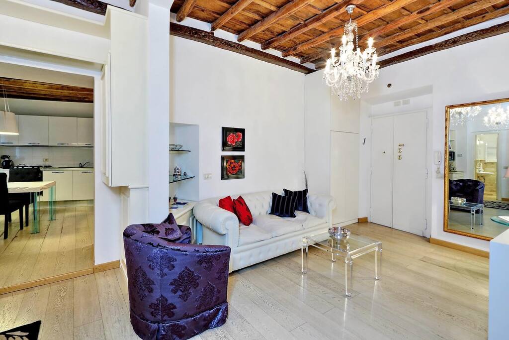salotto con divano letto