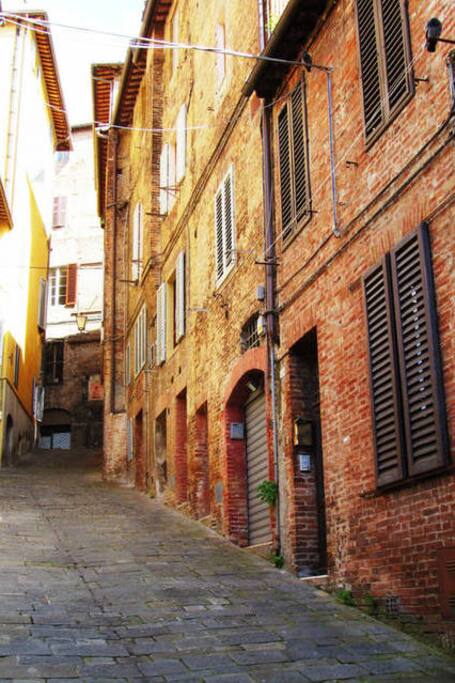 Facade of the apartment