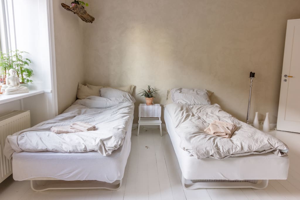 Please let me know if you want a double bed or two single beds
