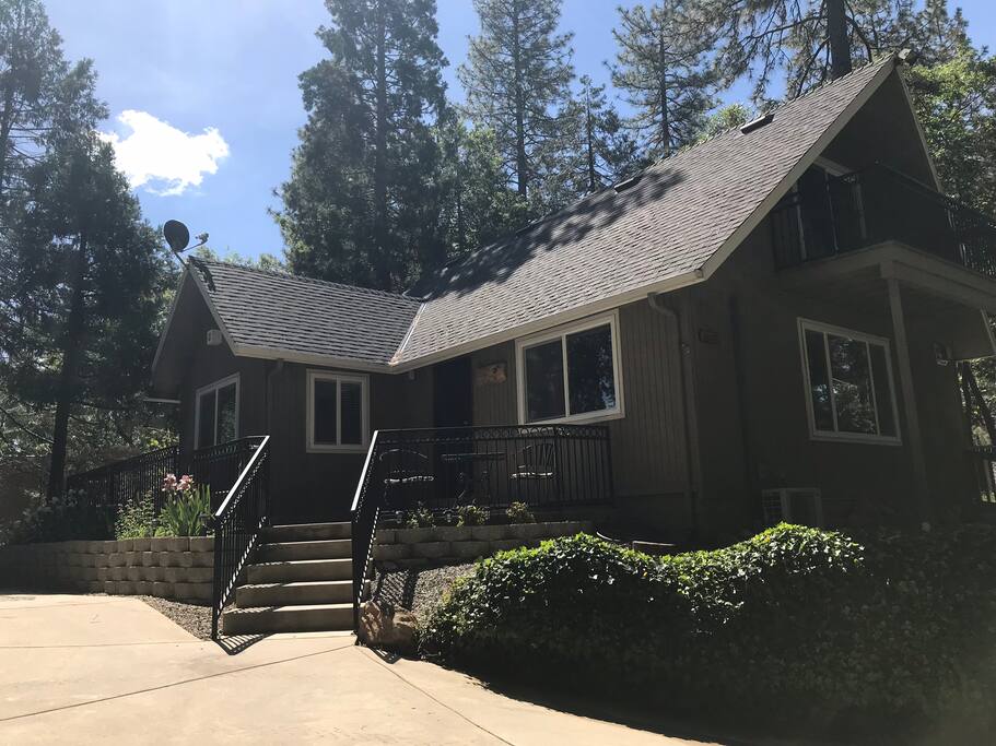 View from driveway