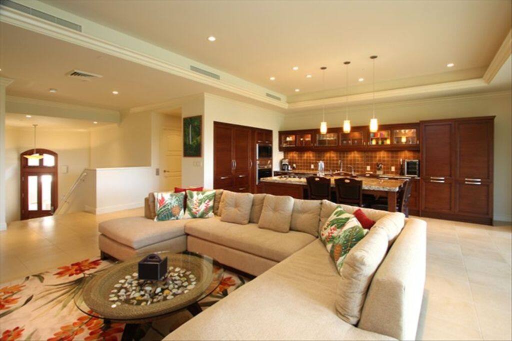 Living Room with open floor plan