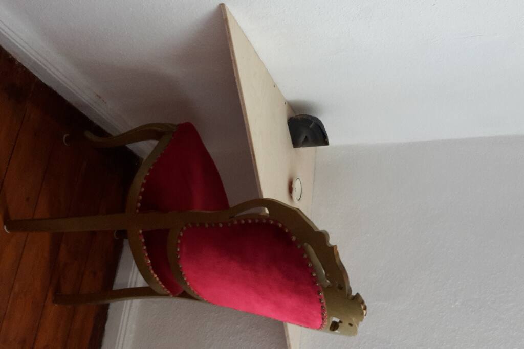 the work space with royal chair