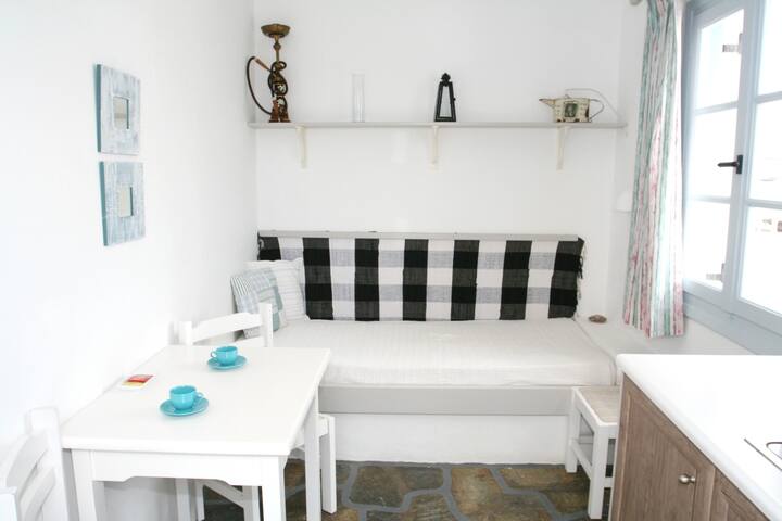 Cocina y sala de estar