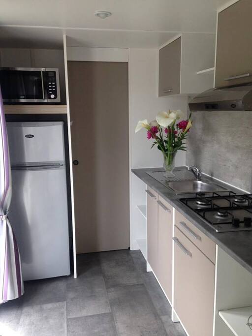 mobil home rouge