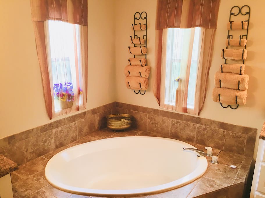 Gold Room Tranquil soaker tub.