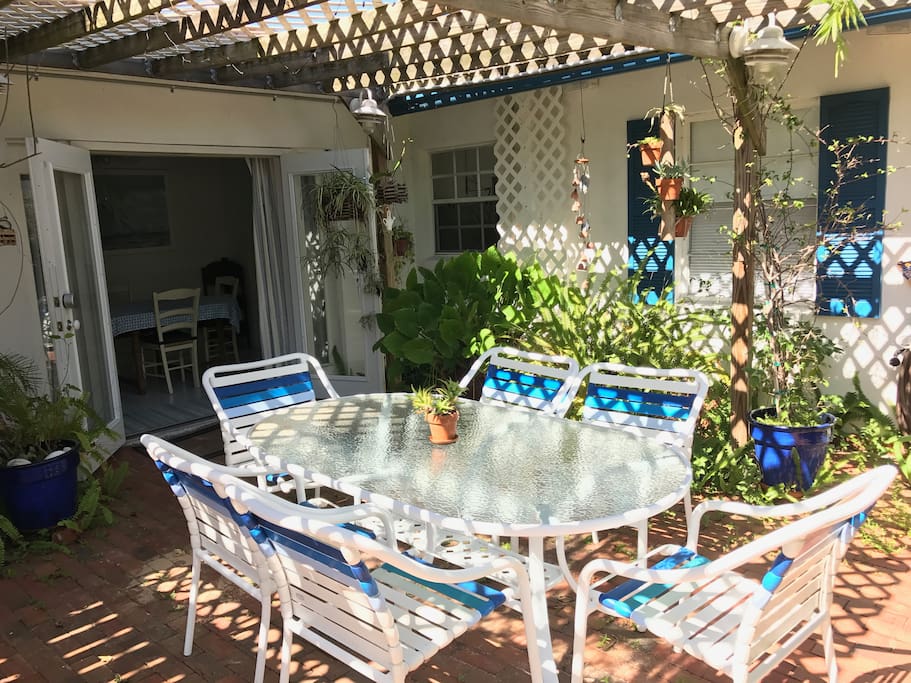Patio for outdoor dining