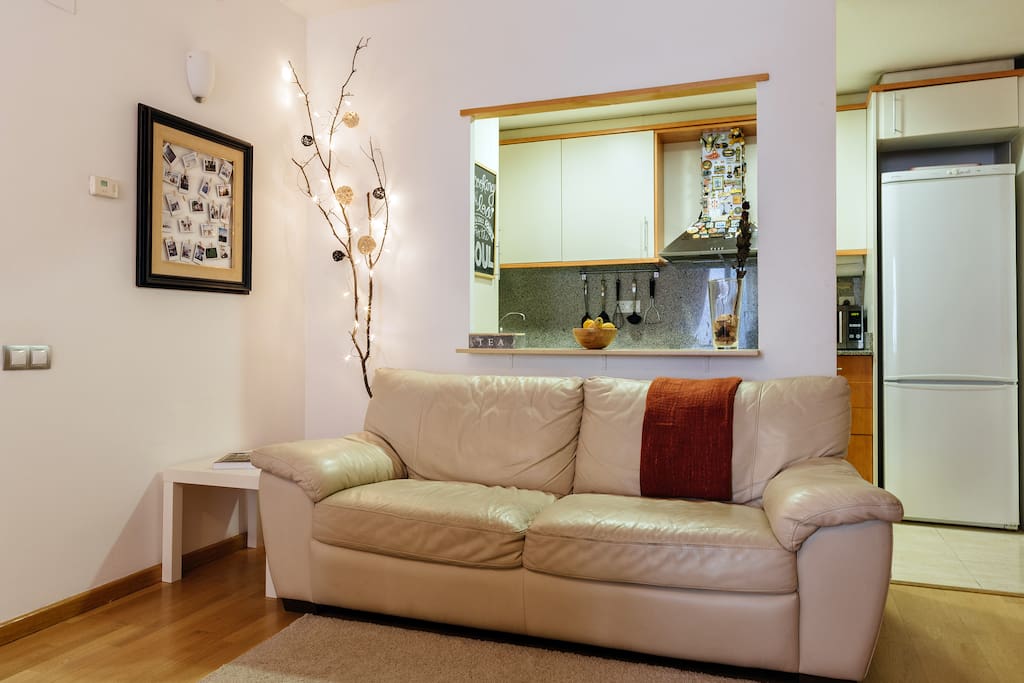 Salón y Cocina integrada / Living Room and Kitchen