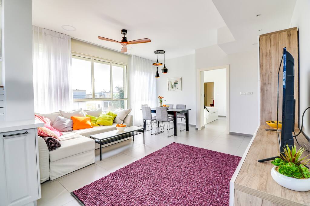Living Room, Dining area, City View