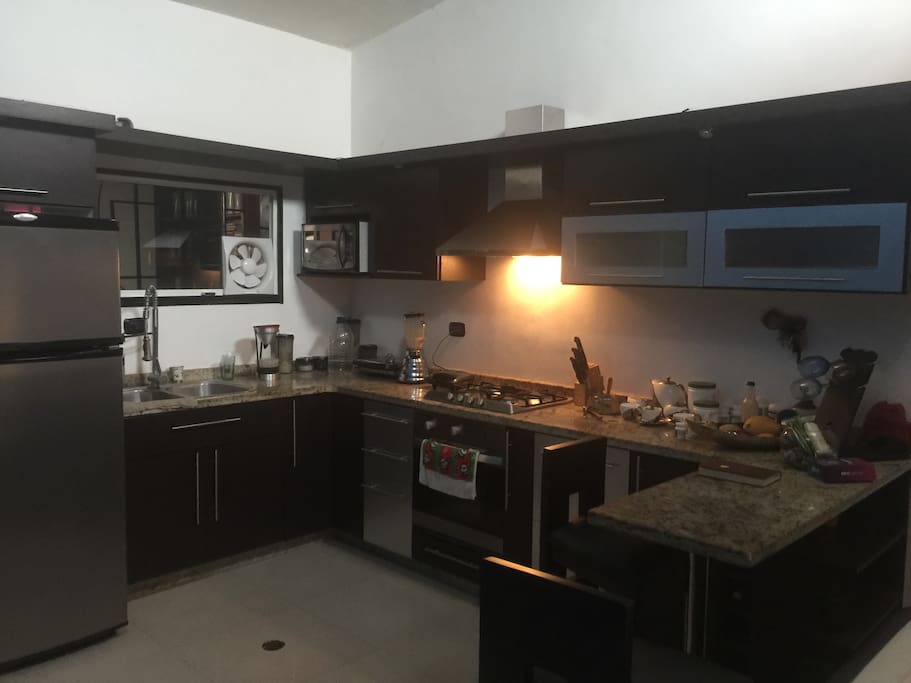 esta es la cocina que podrás utilizar con sus utensilios
