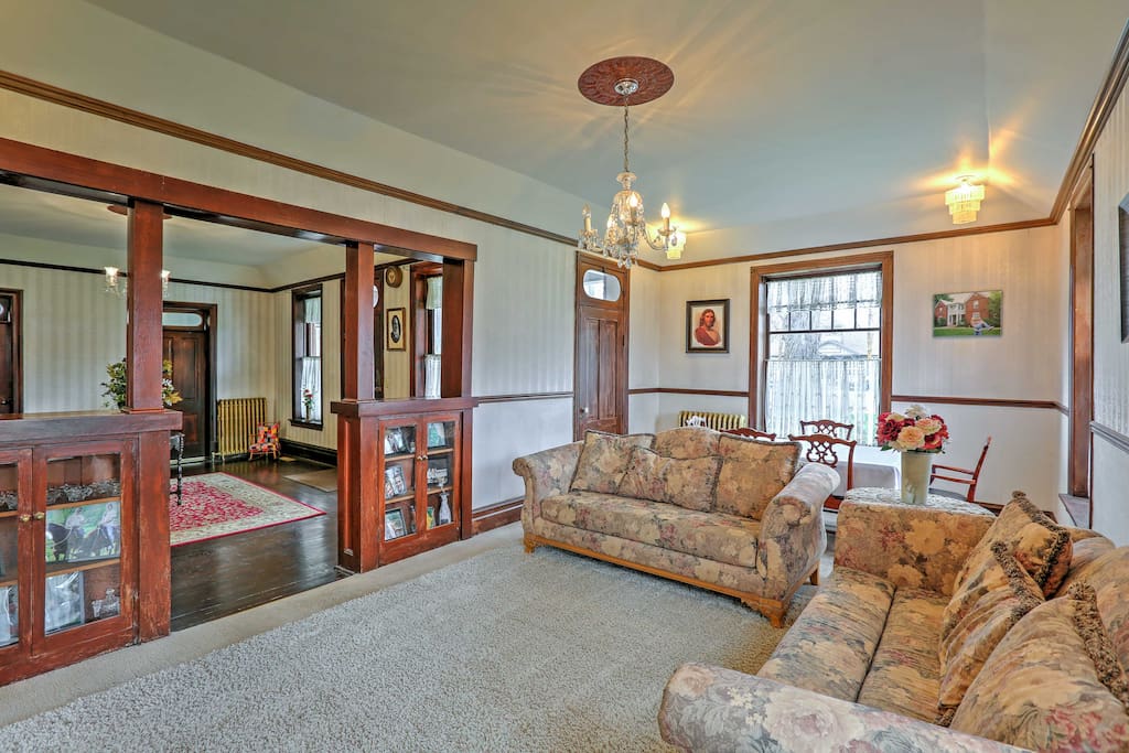 You'll instantly fall in love with this historic bed and breakfast's romantic and historic atmosphere.