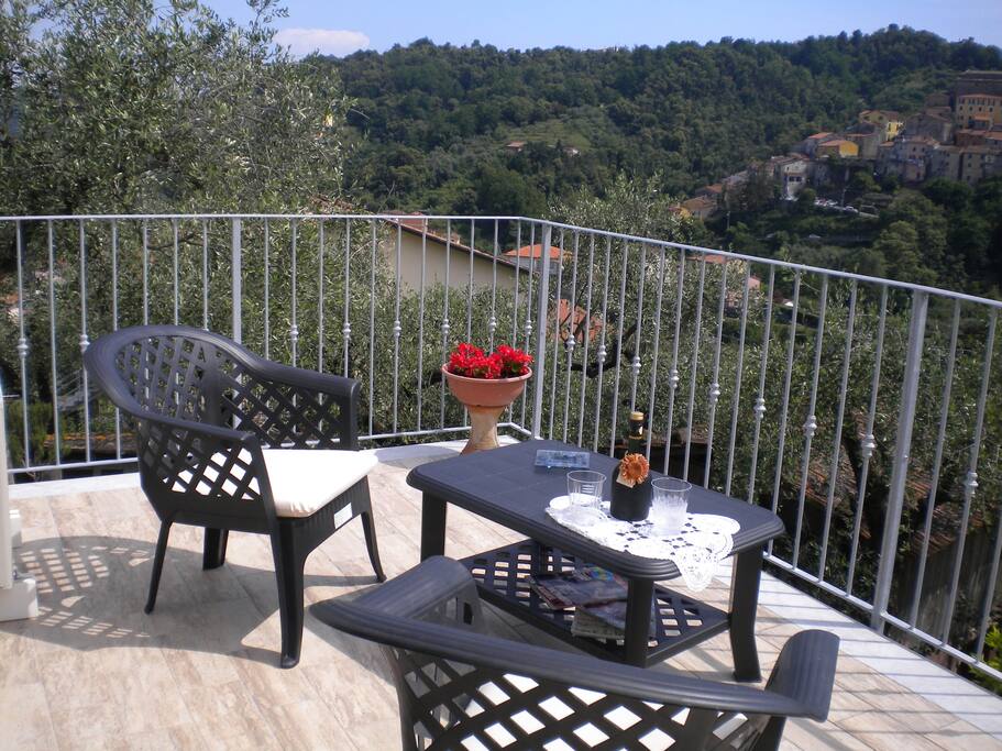 balcone con vista panoramica