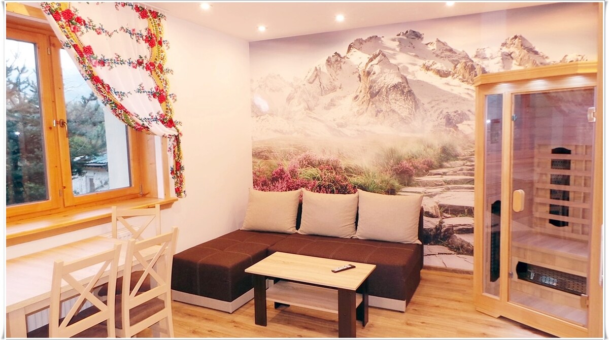 Zakopane Apartament Giewont Salon Sauna