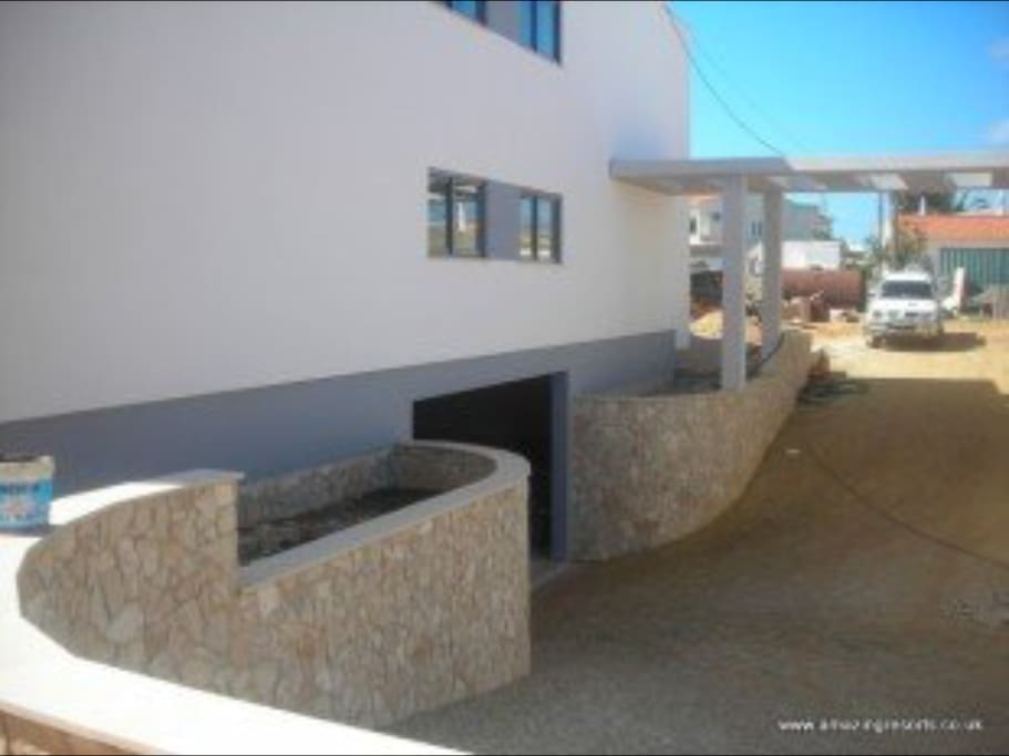 Garage enterance