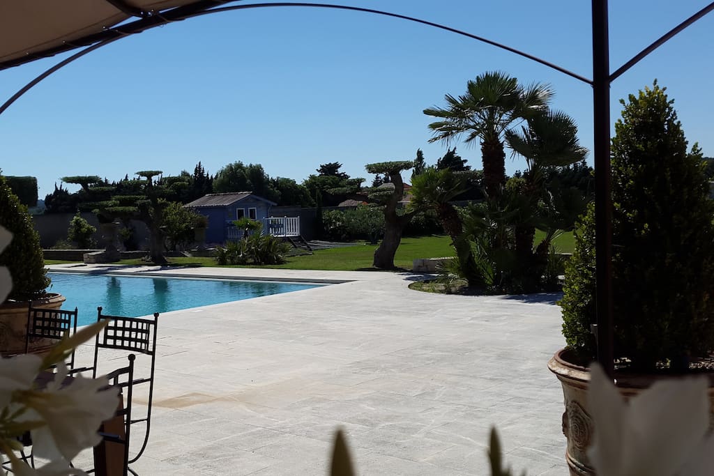 Within steps to the refreshing pool.