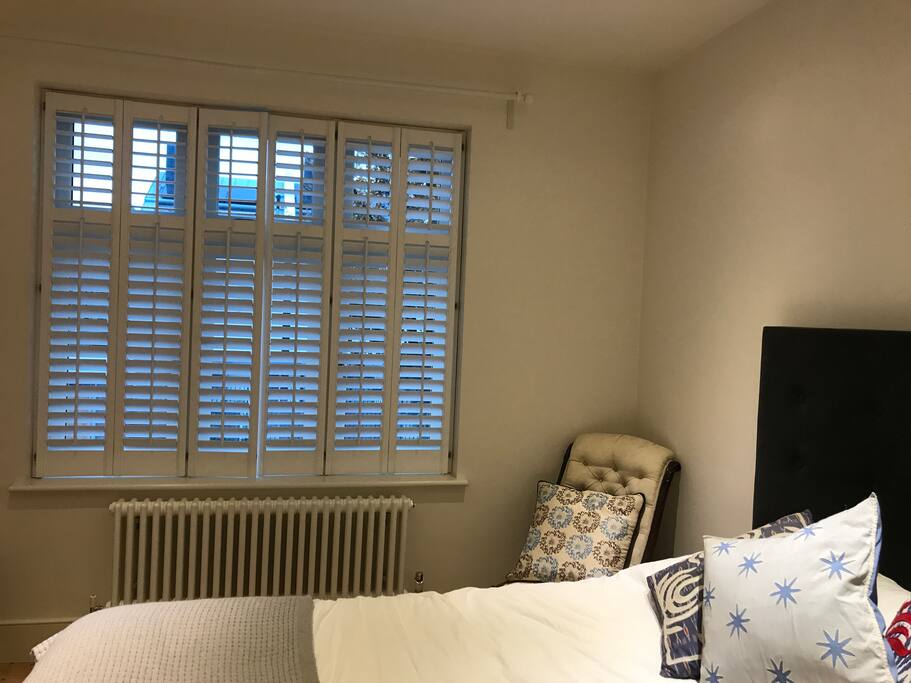 Wardrobe behind looking at room