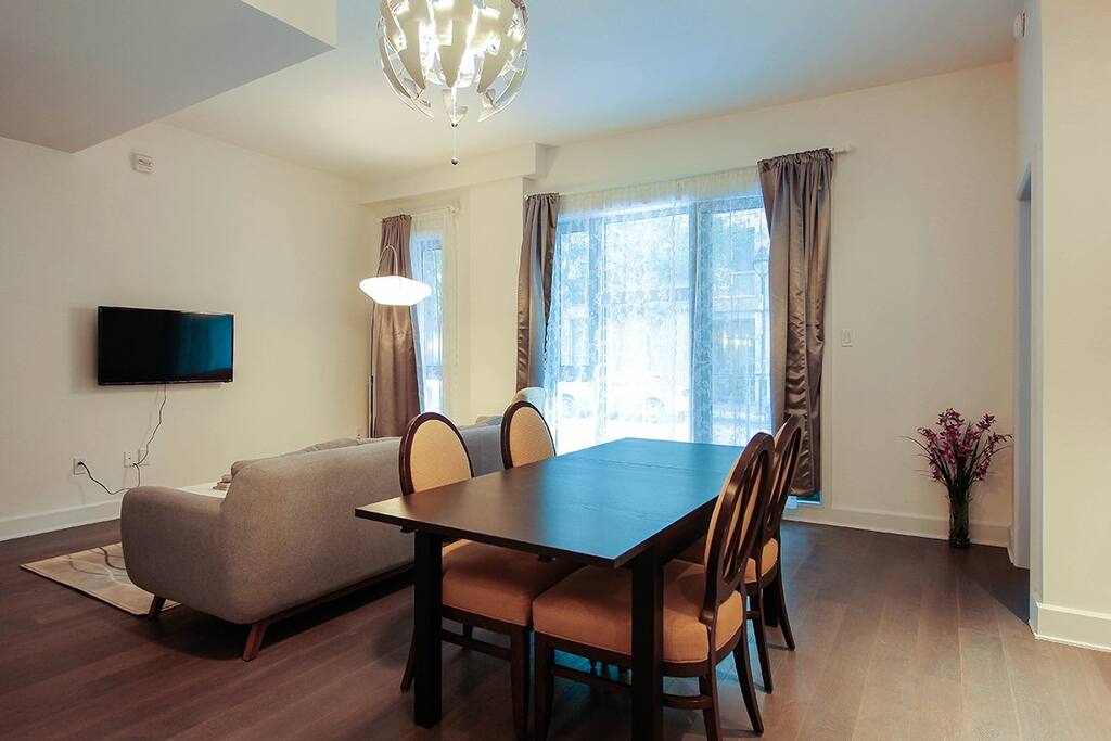 Comfy dining chairs to accompany your meals :)