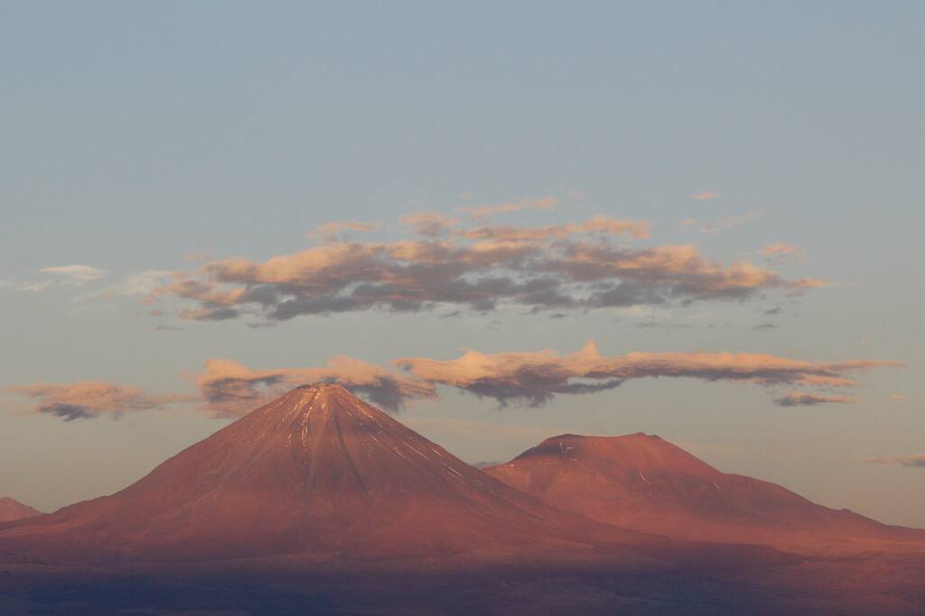 Vista de los volcanes