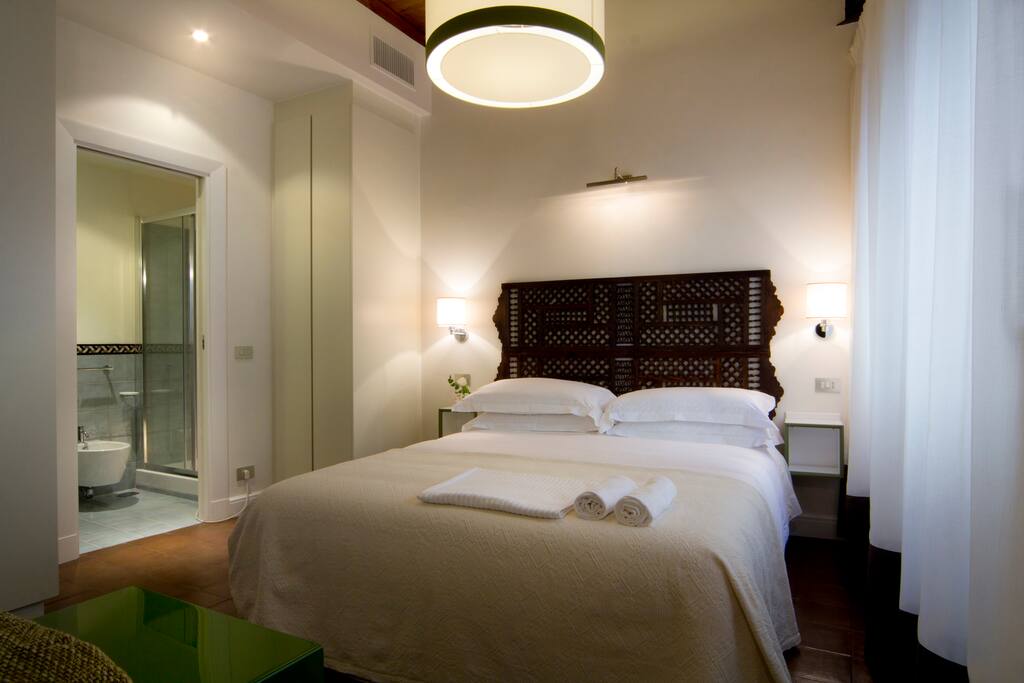 bedroom with bathroom