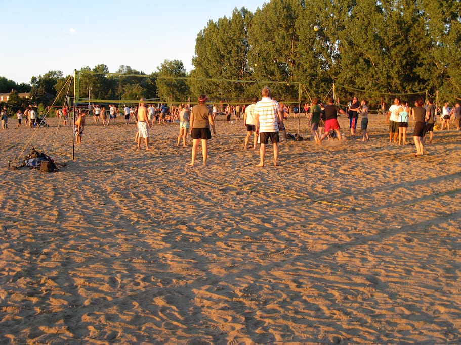 Volley Ball at Britannia Beach