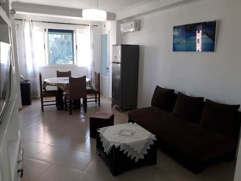 Quiet and warm apartment.