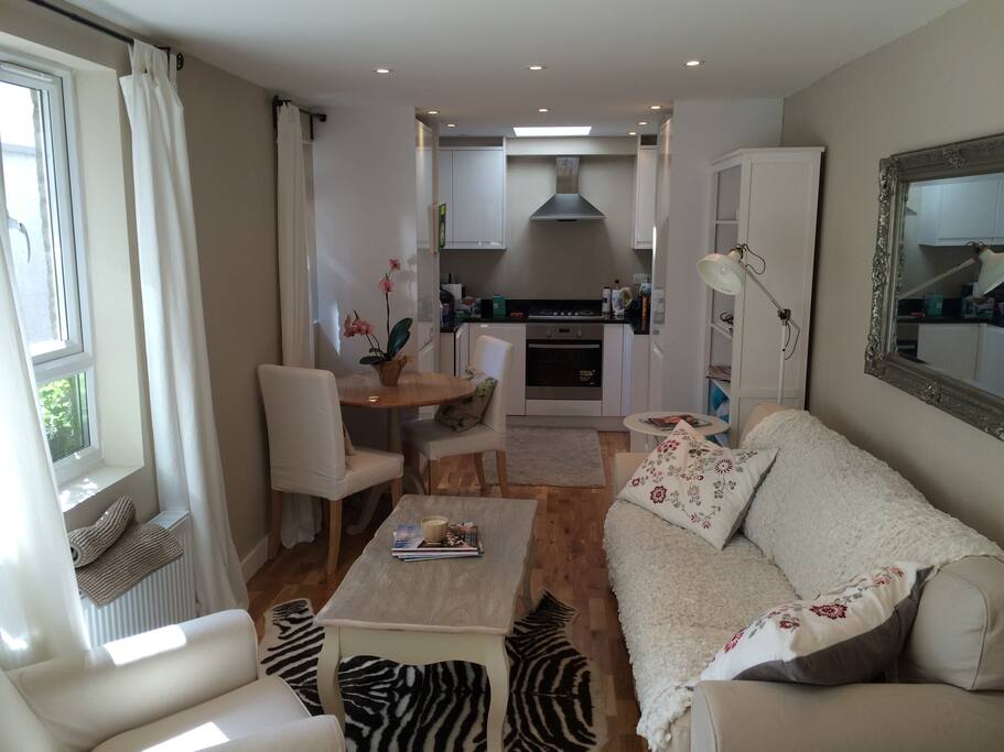 Open plan living area