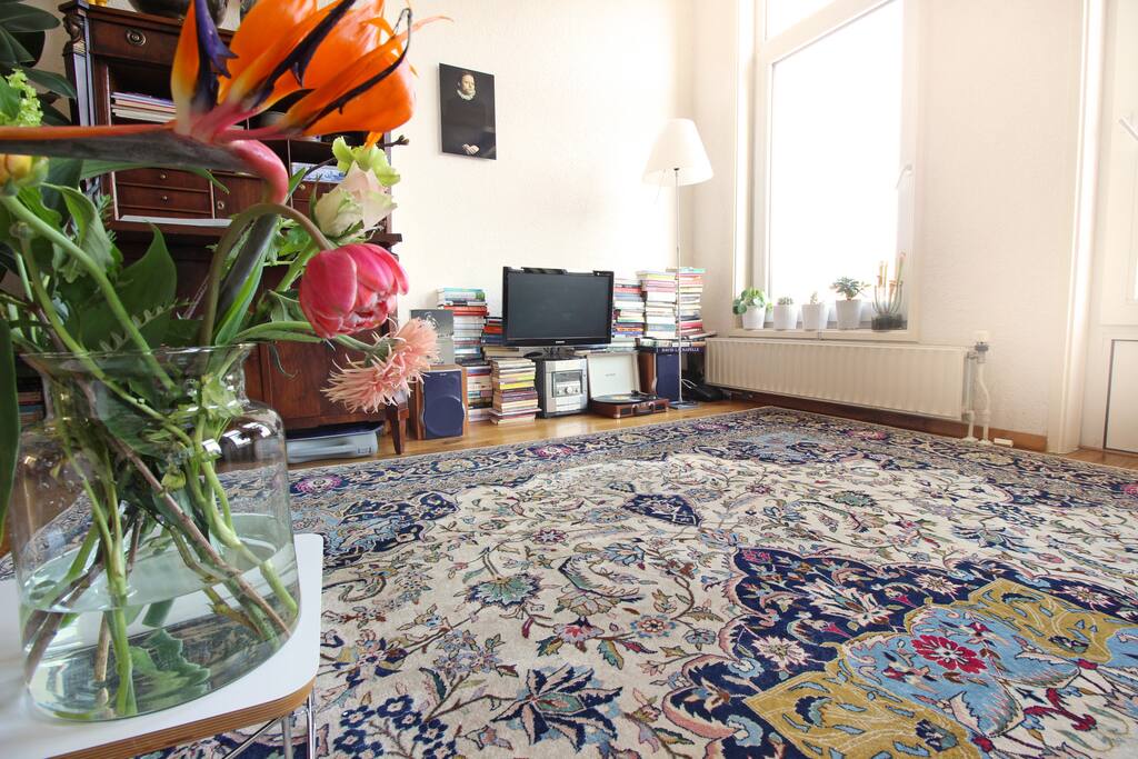 The apartment is very spacious
