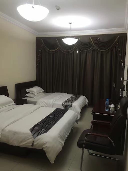 Double beds with bathroom 240dhs/night
