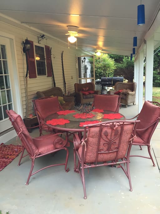 Patio-outside patio doors