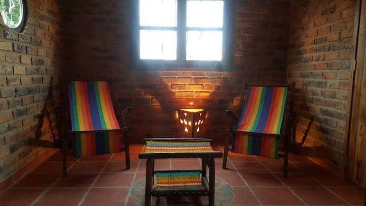 Habitación Privada Cuatro Personas En  Cabaña - Duitama