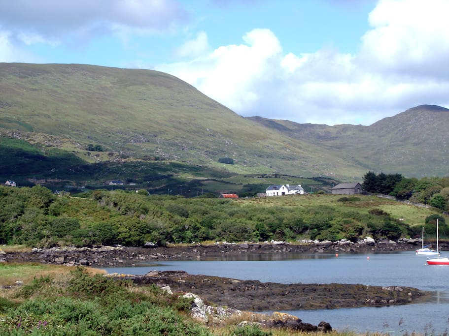 Westcove Farmhouse seen from the harbour