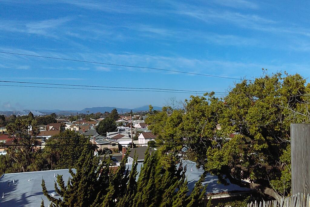 Upper Deck View from rear of house.