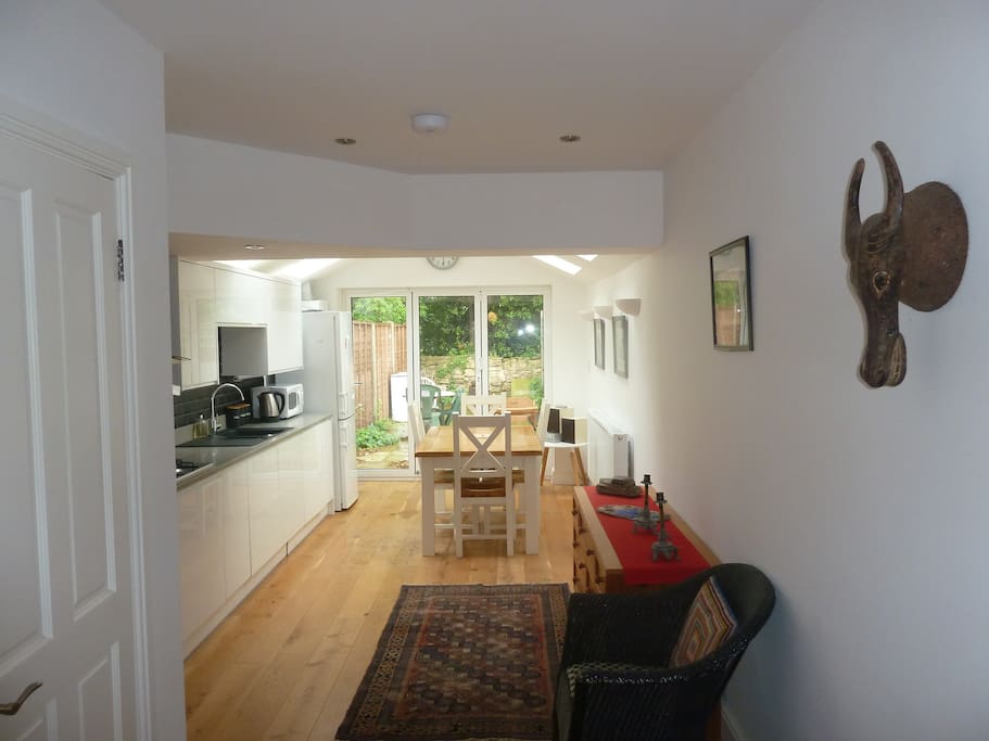 Gorgeous, light and spacious kitchen and open plan living area