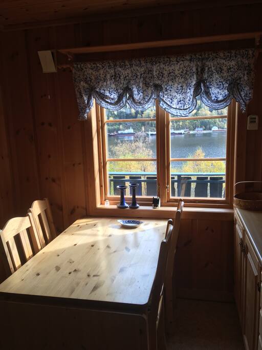 Nice view from the kitchen table