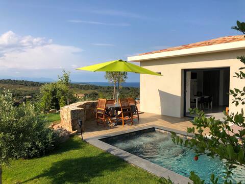 Villa Machja pool sea/mountain view 2mn Port