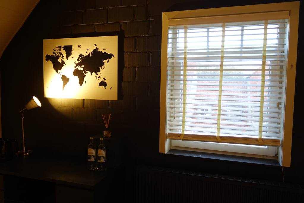 Desk & window with a view