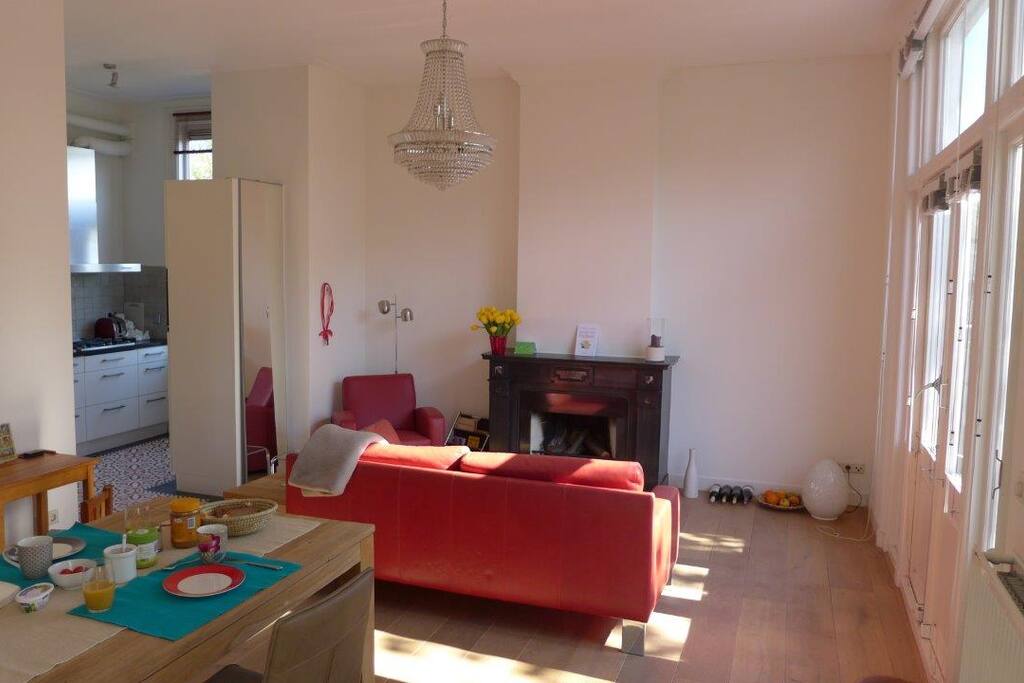 View into the living room.